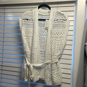 Anthropologie Knit Vest L NWT